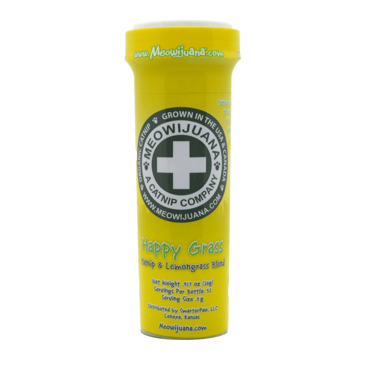 Meowijuana Happy Grass Catnip & Lemongrass Blend 26g