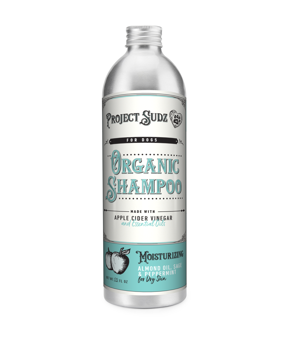 Project Sudz Moisturizing Organic Liquid Shampoo for Dogs 10 fl oz