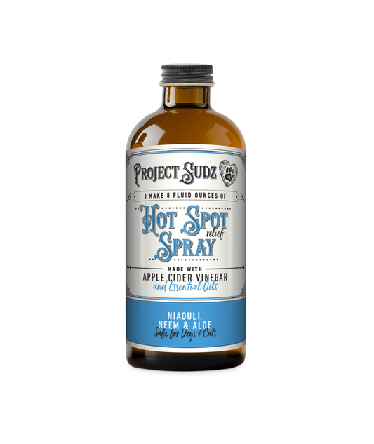 Project Sudz Hot Spot Relief Spray for Dogs and Cats 4 fl oz (makes 8 fl oz)