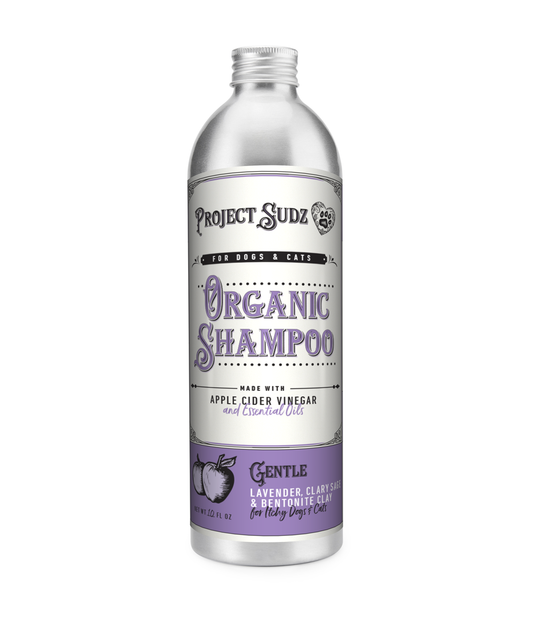 Project Sudz Gentle Organic Liquid Shampoo for Dogs and Cats 10 fl oz