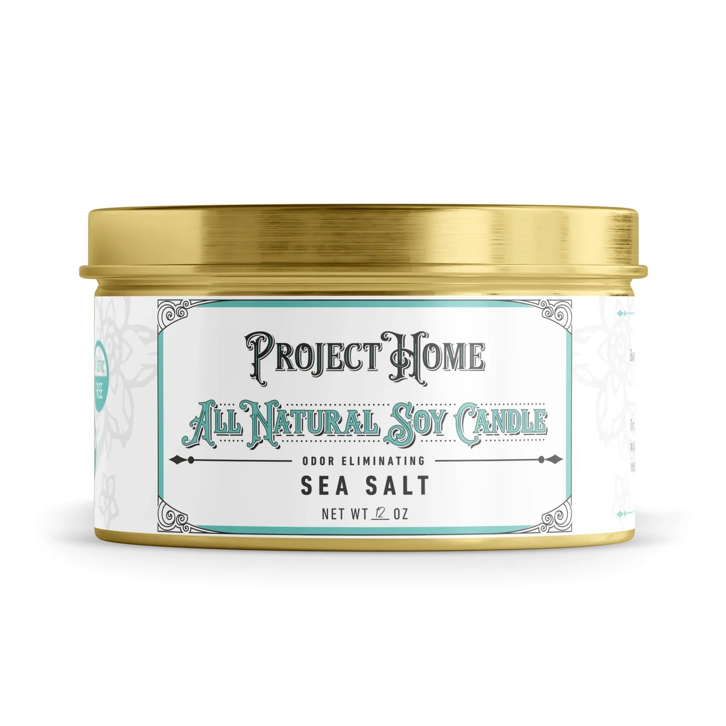 Project Home All Natural Soy Candle Sea Salt 6 oz