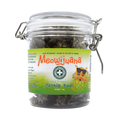 Meowijuana Jar of Catnip Buds 20g