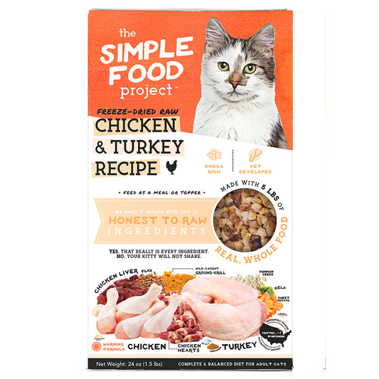 Simple Food Project - Chicken & Turkey Recipe for Adults Cats